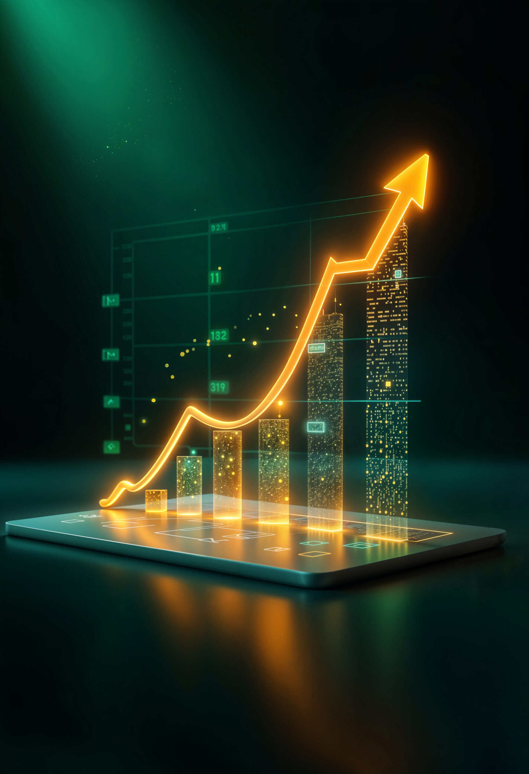 Gráfico mostrando aumento no preço da locação comercial em Campinas no ano de 2026